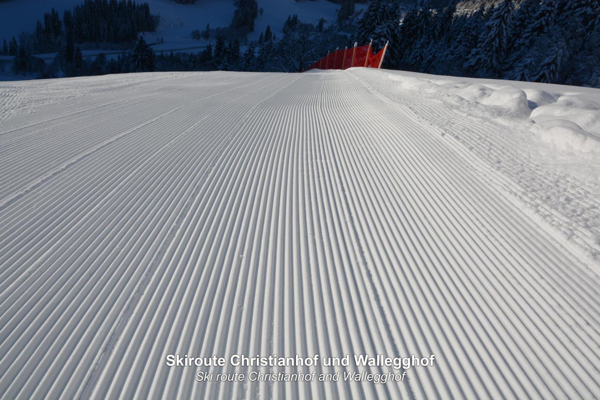 Ski In-Ski Out - Gaestehaeuser Saalbach-Hinterglemm - Wallegghof Christianhof Екстер'єр фото